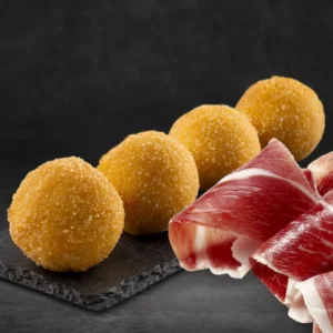 Croqueta de jamón ibérico sin gluten