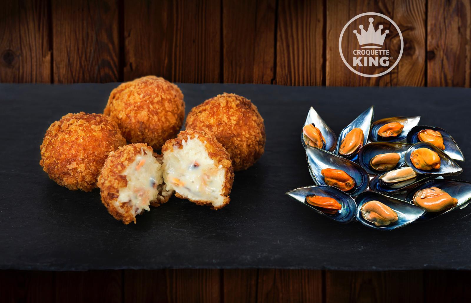 Croqueta de mejillón tigre