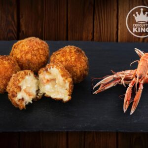 Croqueta de gambas al ajillo