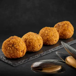 Croqueta de mejillón tigre