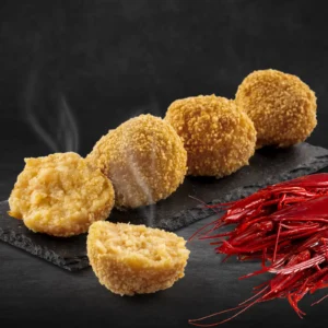 Croqueta de gamba roja sin gluten