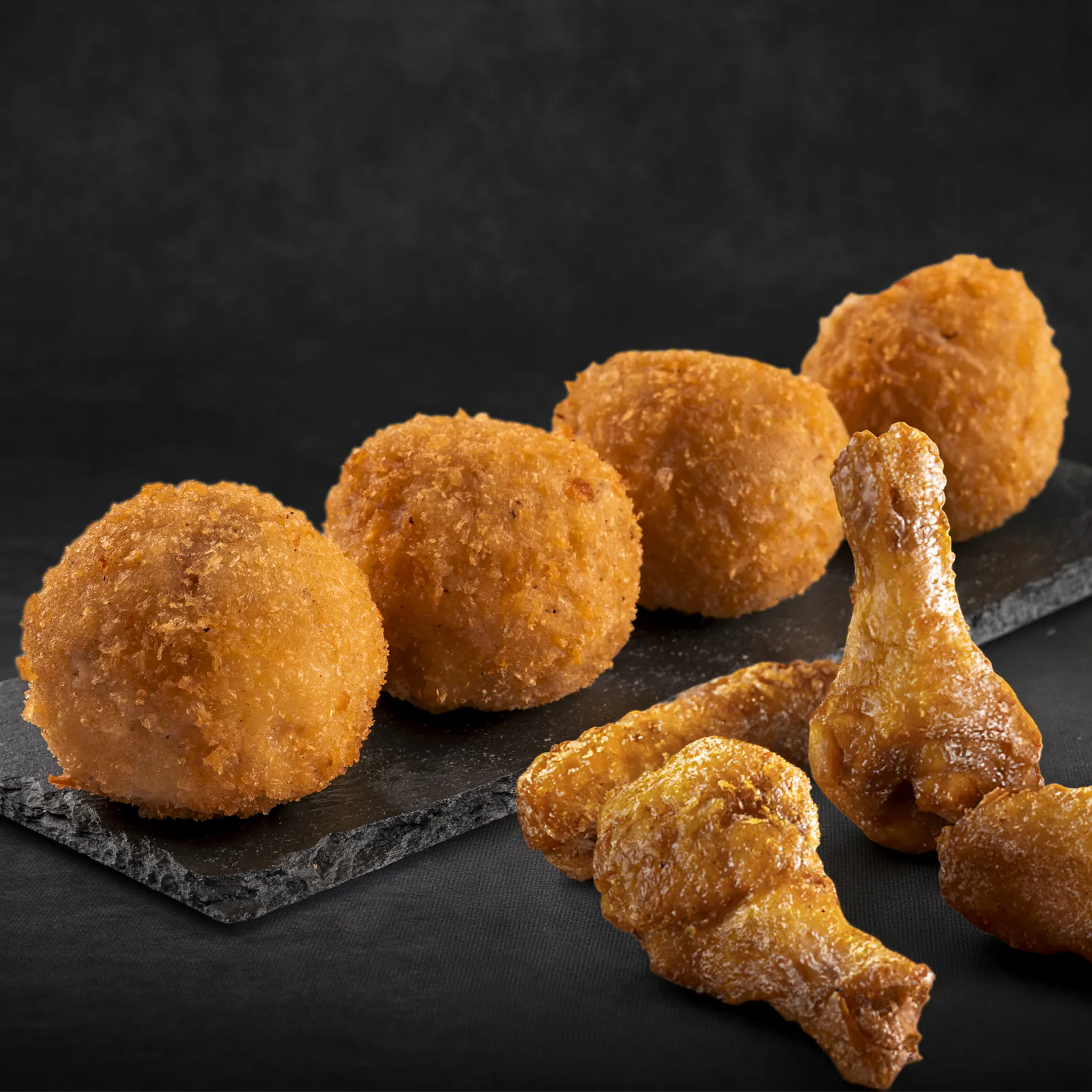 Croqueta de pollo BBQ
