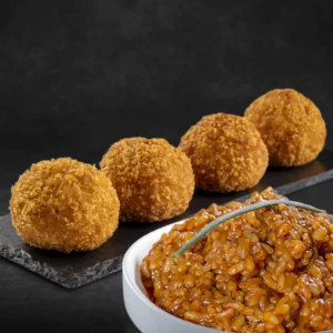 Croqueta de caldero con alioli